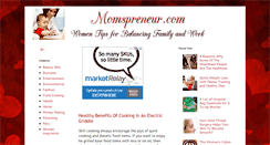 Desktop Screenshot of momspreneur.com