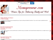 Tablet Screenshot of momspreneur.com